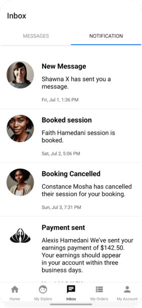Bodywork app – leave a review after completed service